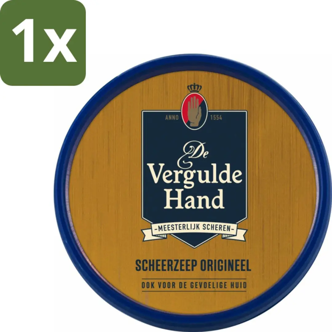 Vergulde Hand Scheerzeep 75g