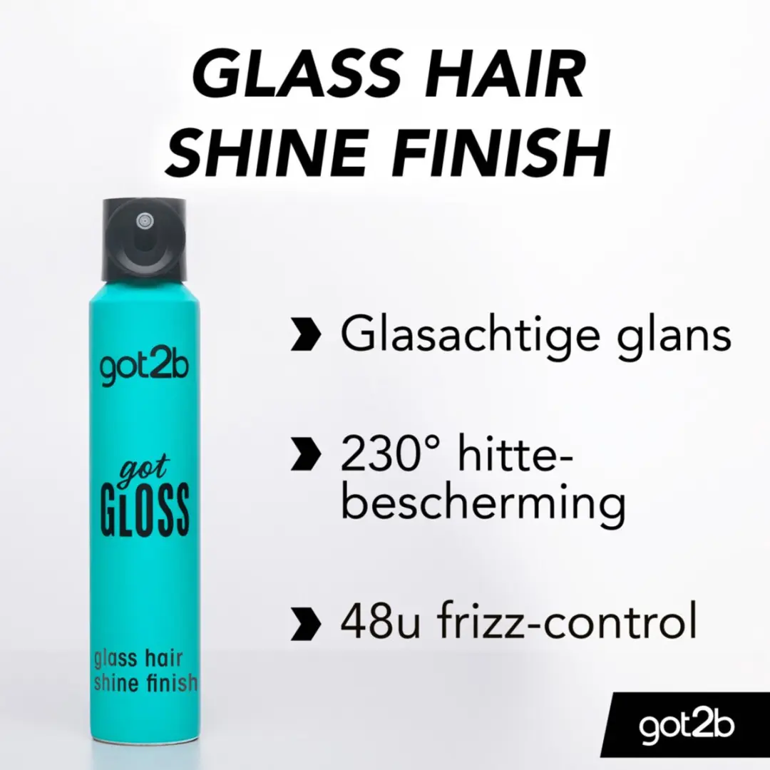 Got2B Got Gloss Haarspray 200ml - Glans & Hittebescherming