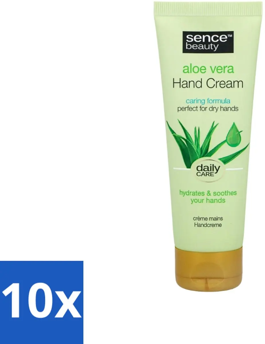 Sence Aloë Vera Handcrème 75ml - 10 Stuks