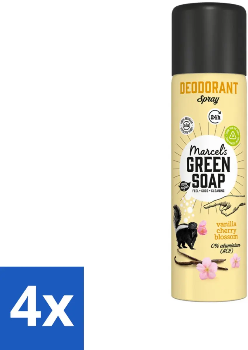 Marcel's Green Soap Deodorant Spray Vanilla & Cherryblossom 150ml