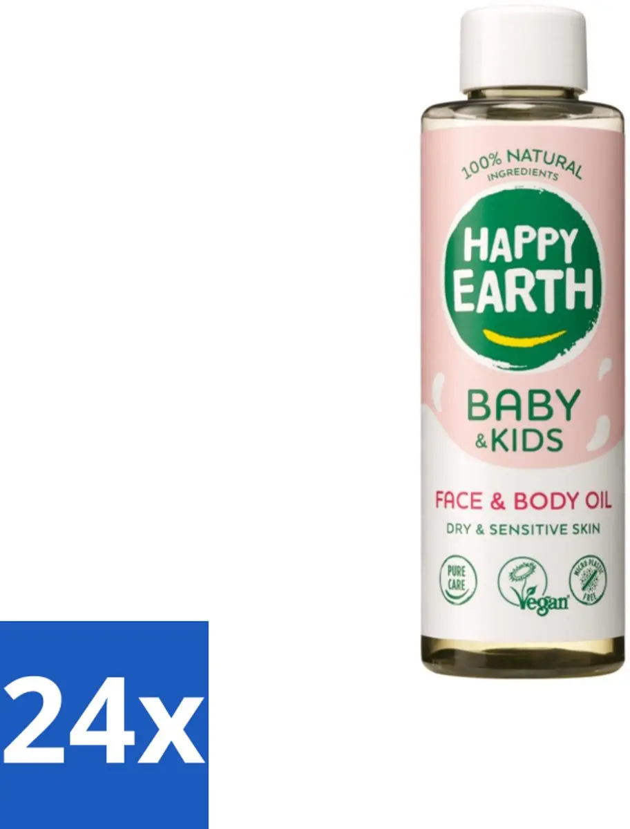 Happy Earth Baby & Kids Gezicht & Lichaamsolie 150ml