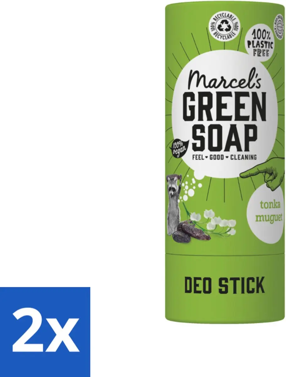 Marcel's Green Soap Deodorant Stick Tonka & Muguet