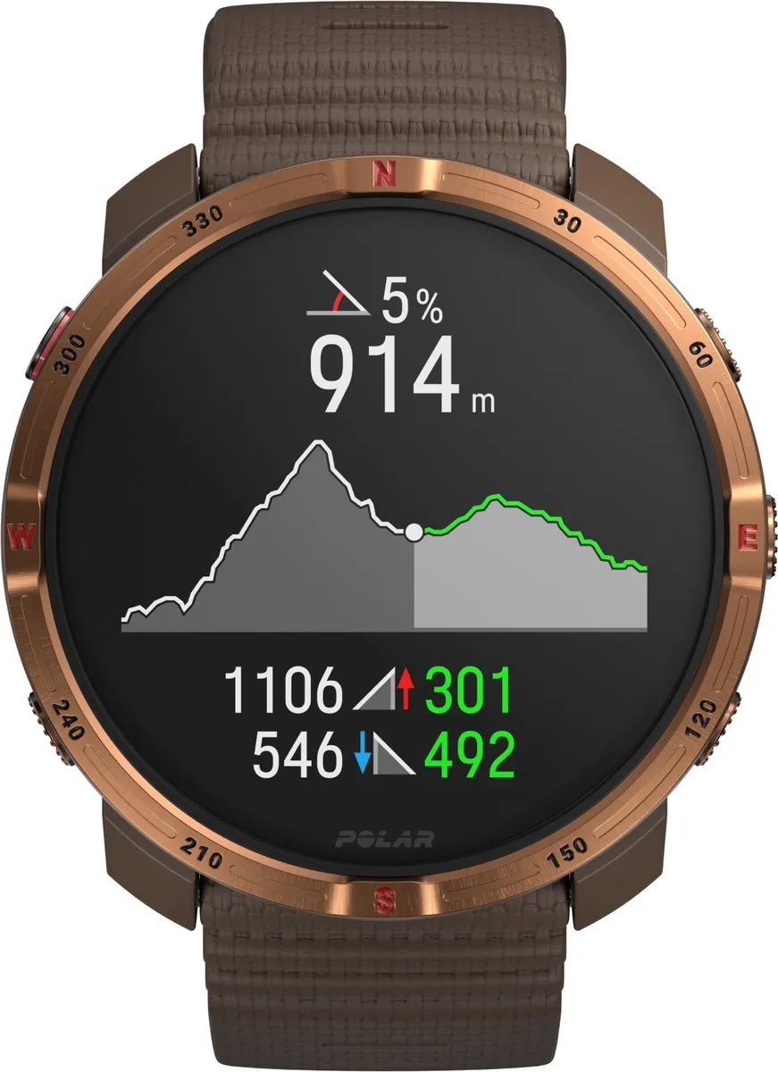 Polar Grit X2 BRN 900115135 - 45mm - Bruin
