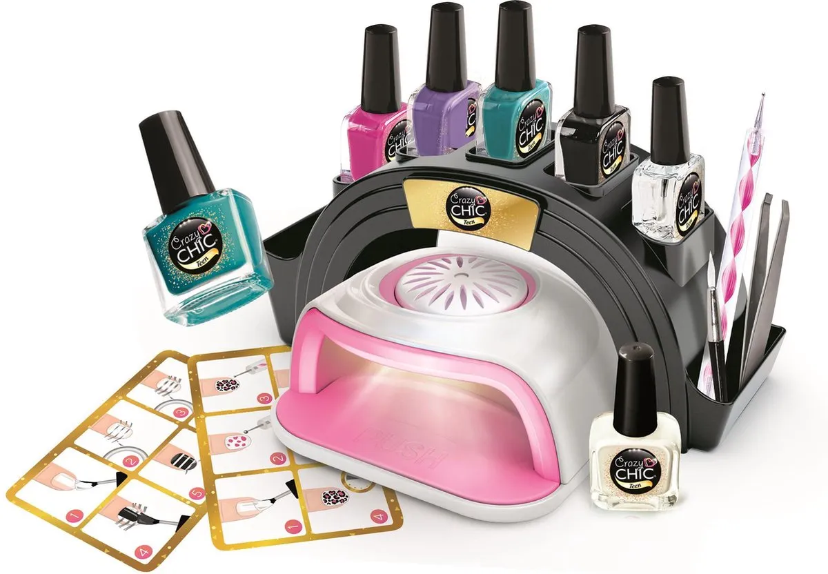 Clementoni Crazy Chic Teens Passion Nails Nagelstudio - Multicolor