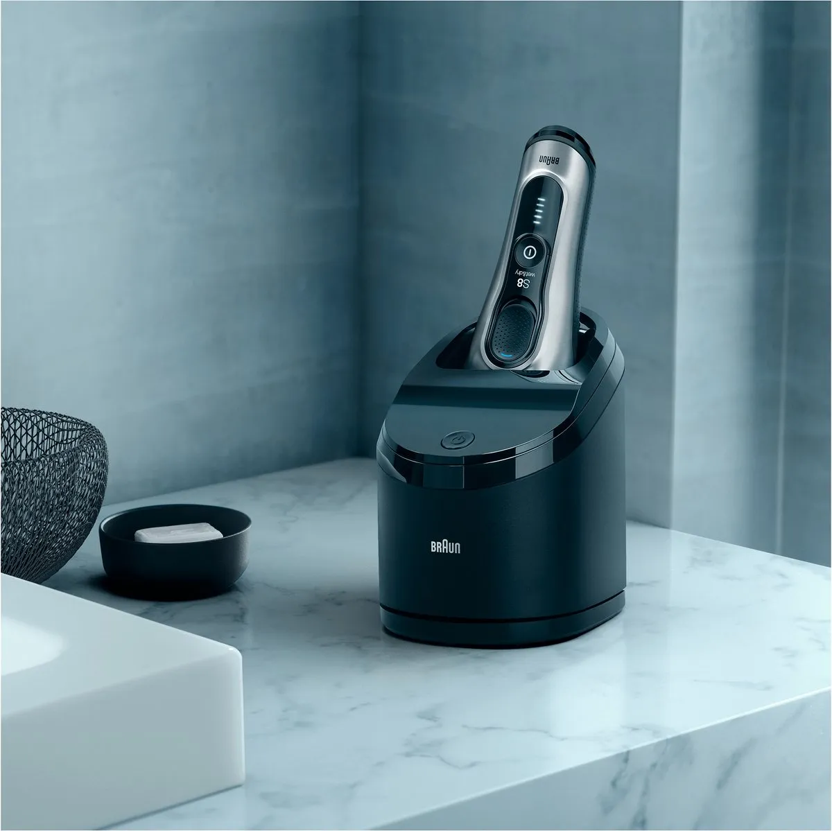 Braun Series 8 8370cc Scheerapparaat - 4 Mesjes - Zilver