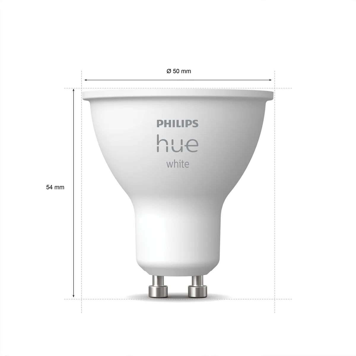 Philips Hue Kosipo Opbouwspot - 3x GU10 Warmwit - Incl. Dimmer Switch