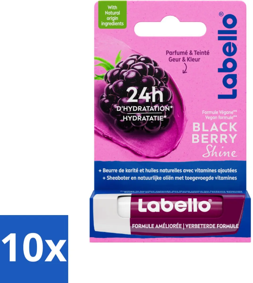 Labello Blackberry Shine Lippenbalsem 5,5ml