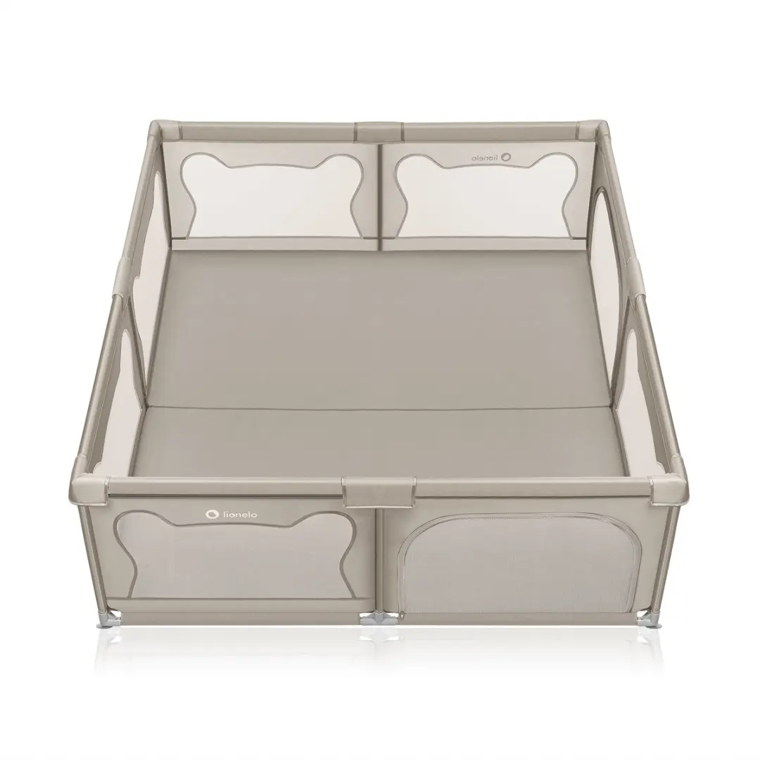 Lionelo Willow Grondbox XL + Foam Speelkleed - Beige