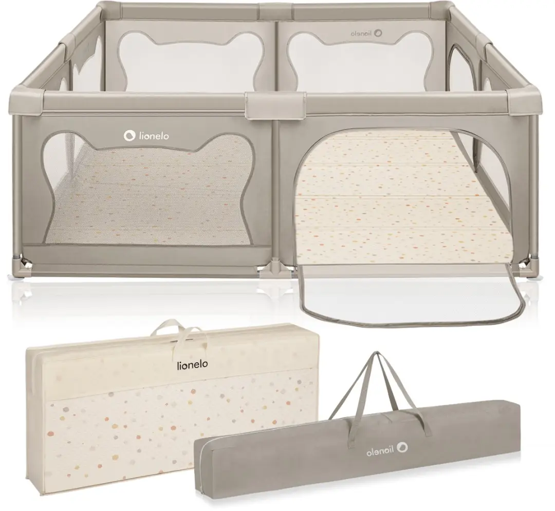 Lionelo Willow Grondbox XL + Foam Speelkleed
