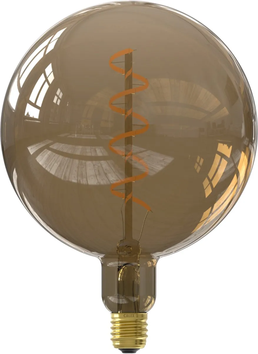 Calex Kalmar XXL Natural E27 LED Lamp 5W - 20cm - Amber