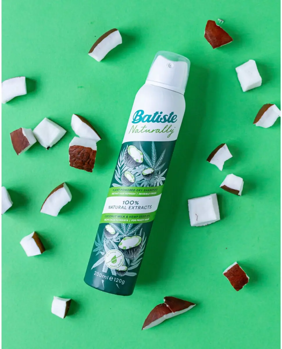 Batiste Naturally Coconut & Hemp Droogshampoo 200ml - 5 Stuks