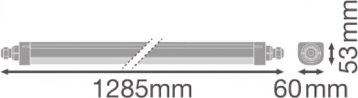 LEDVANCE LED Waterdichte Montagebalk 33W 4000K - IP66
