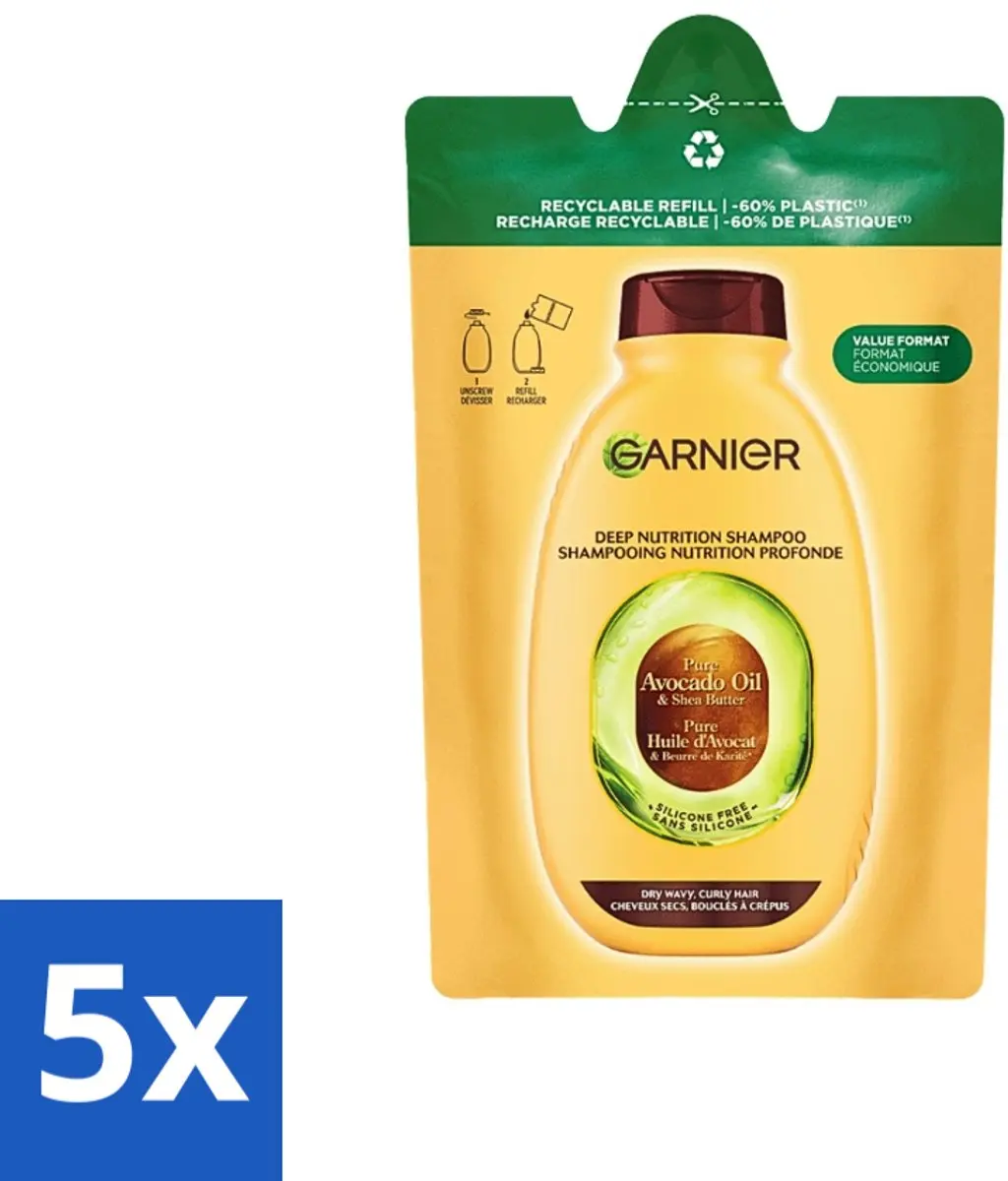 Garnier Loving Blends Shampoo Refill Avocado Olie & Shea Boter 250ml
