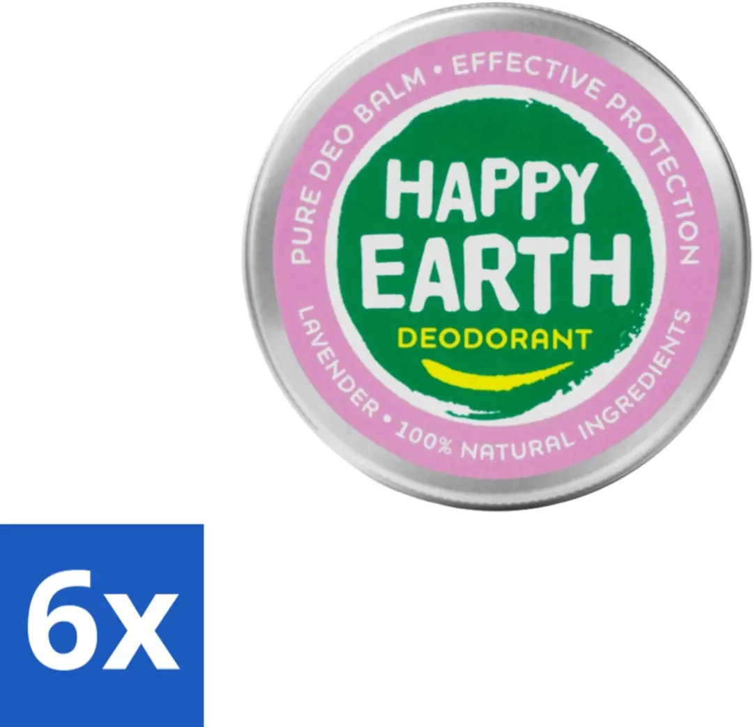 Happy Earth Deodorant Balm Lavender 45g