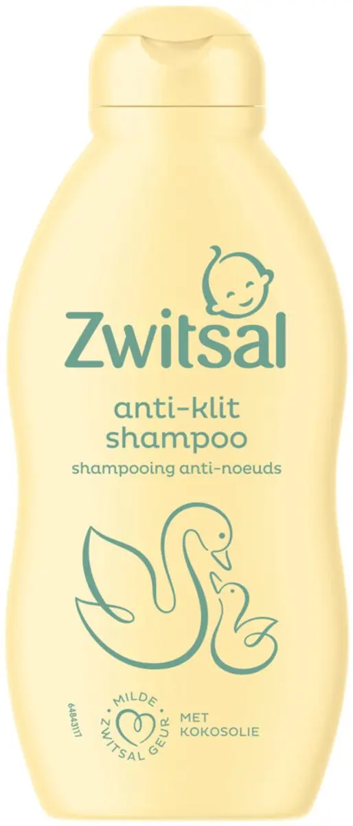 Zwitsal Anti-Klit Shampoo 200ml - 3 Stuks