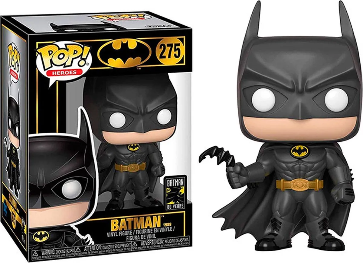 Funko Pop! DC Batman 80th 1989 Movie Batman - 10cm - Multi