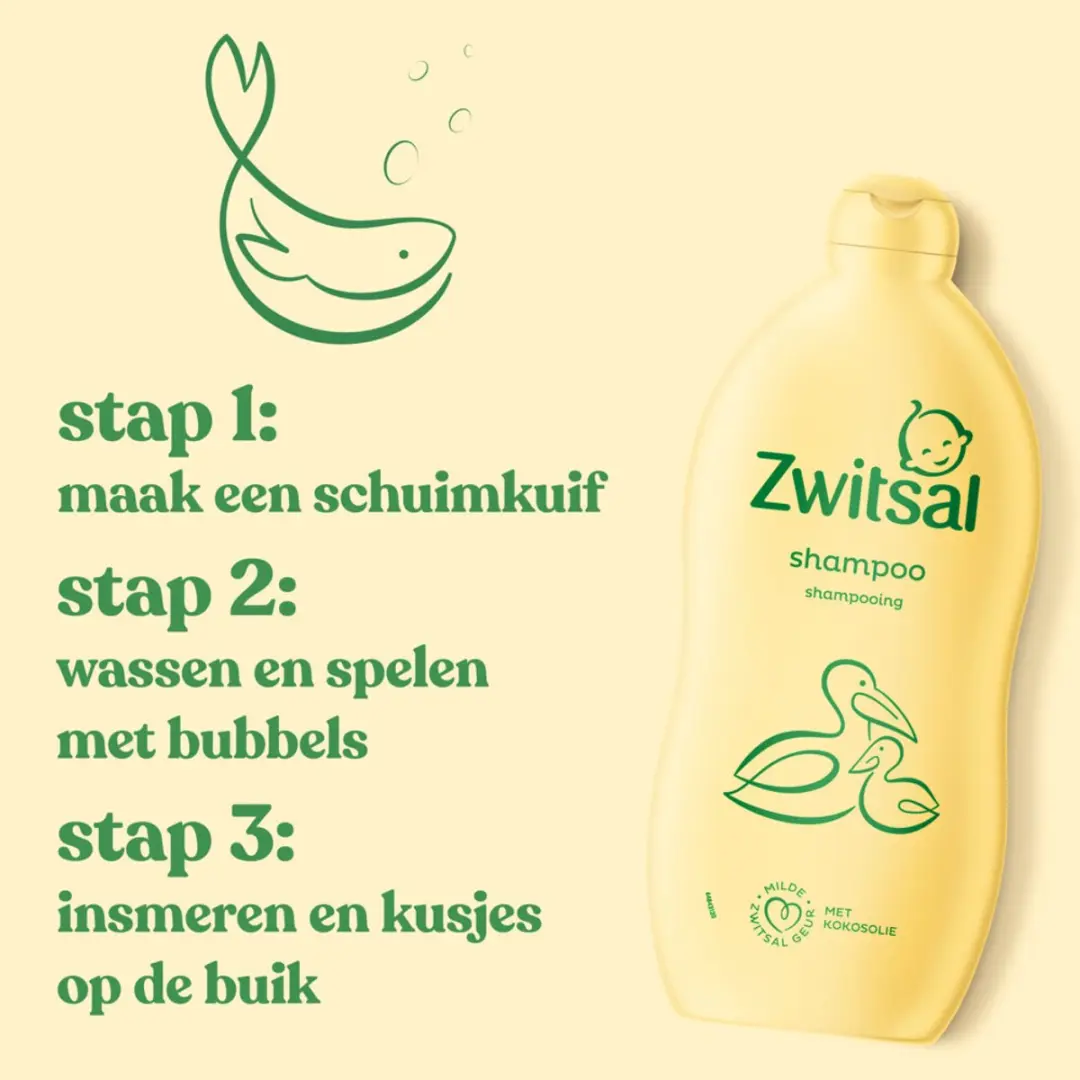 Zwitsal Shampoo 700ml - 7 Stuks