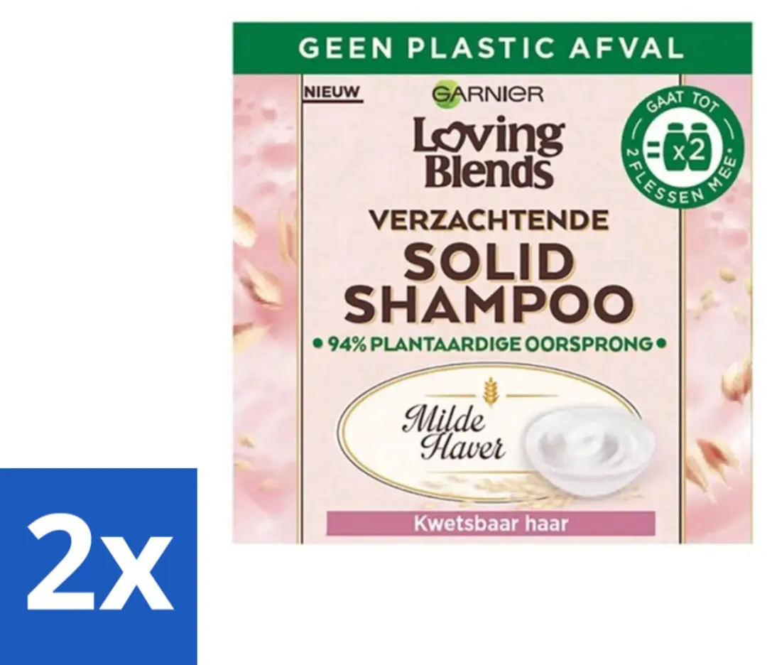 Garnier Loving Blends Milde Haver Solid Shampoo Bar 120g