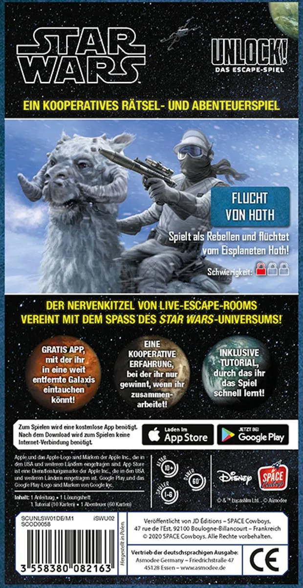 Asmodee Unlock! Star Wars Kaartspel SCOD0058 - 1-6 Spelers