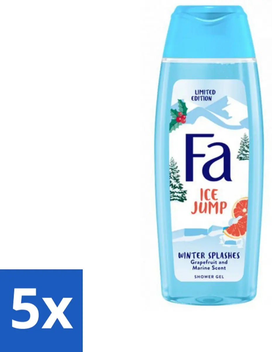 Fa Douchegel Winter Splashes Ice Jump 250ml - 5x250ml