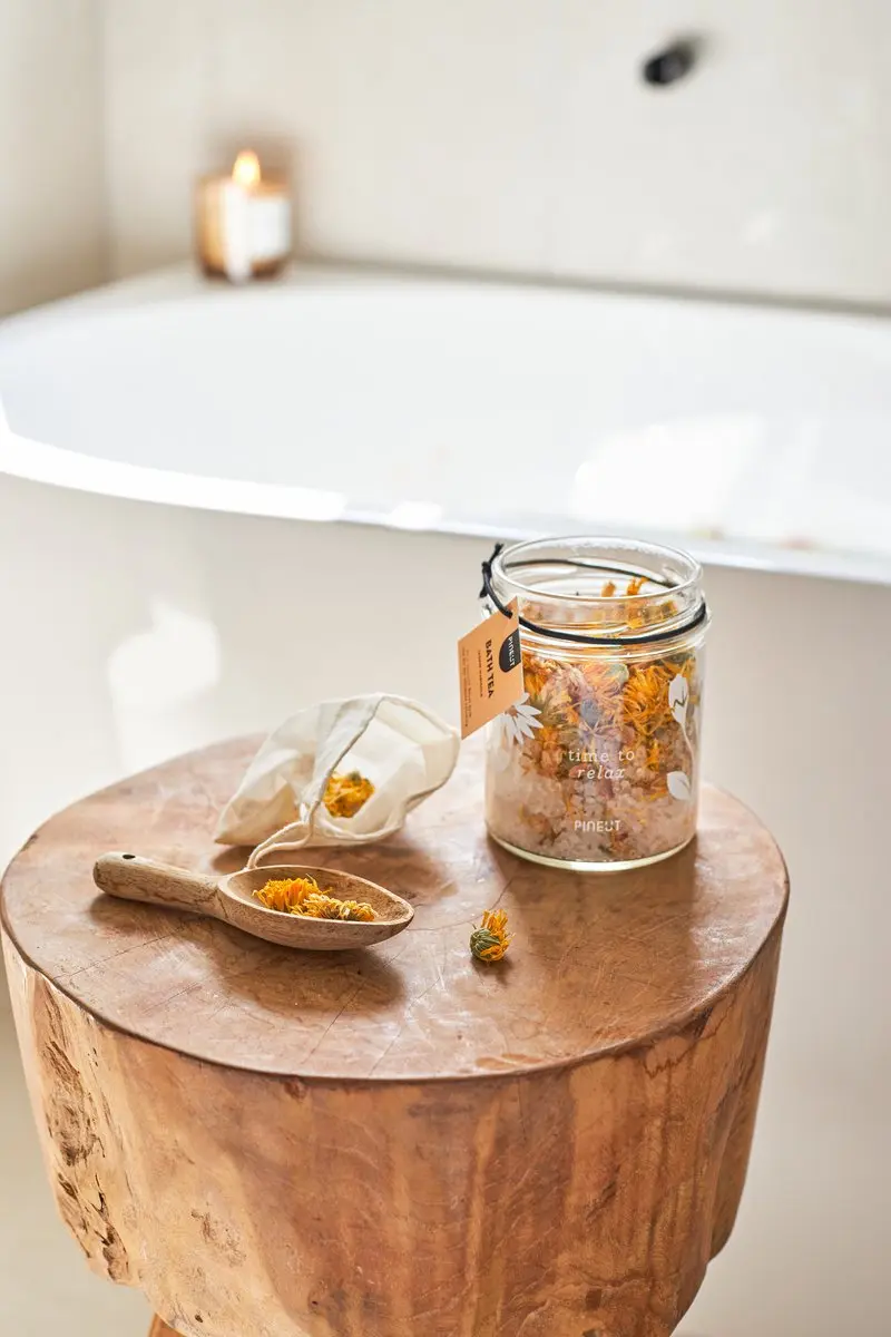 Pineut Bath Tea Jasmin Marigold - 210g
