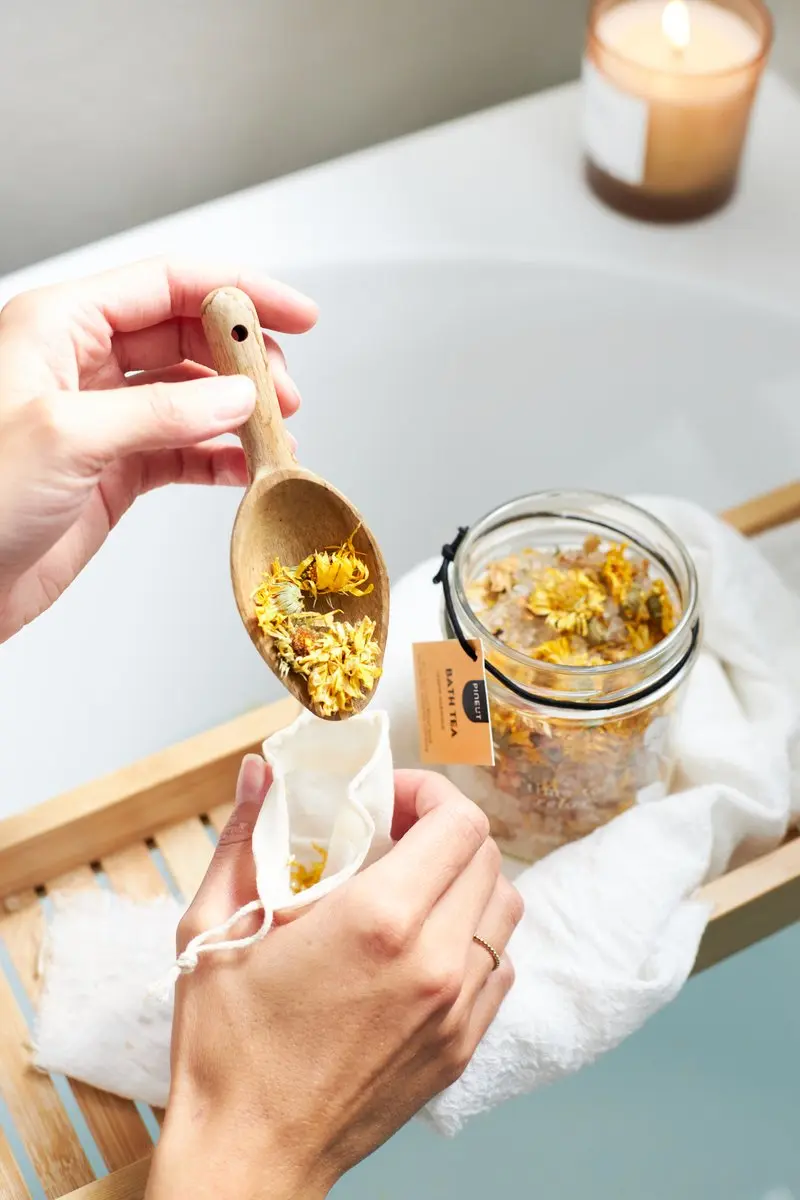Pineut Bath Tea Jasmin Marigold - 210g