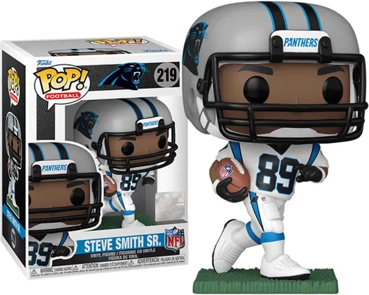 Funko Pop! Football NFL Panthers Steve Smith Sr. #219