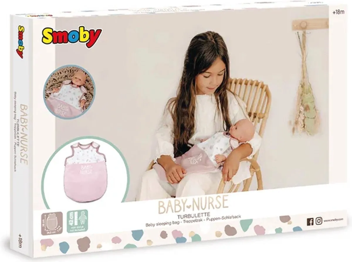 Smoby Turbulette Slabbetjesset 42cm - Multicolor - afbeelding 6 van 6