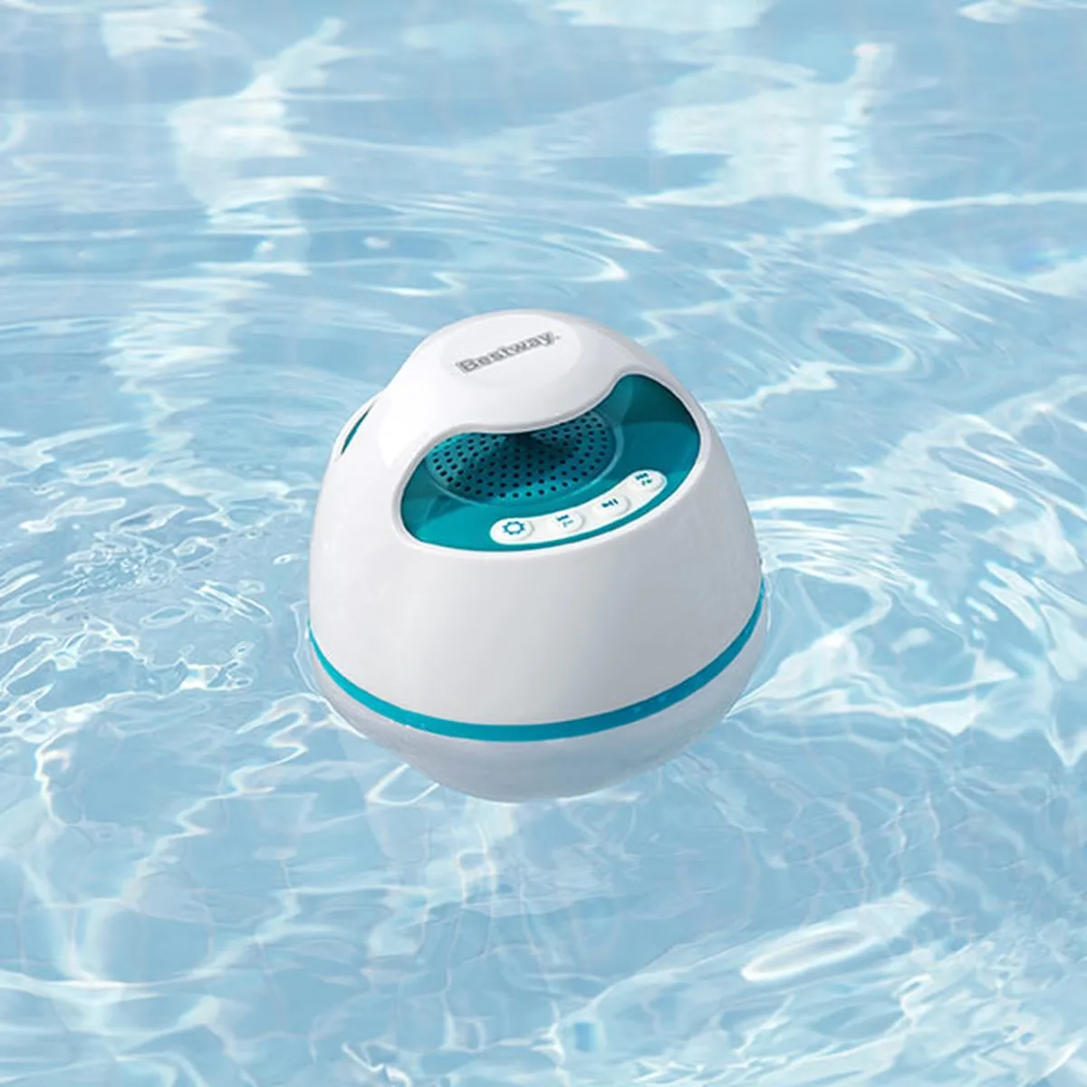 Bestway Floating LED Bluetooth Speaker 58700 - Blauw/Wit
