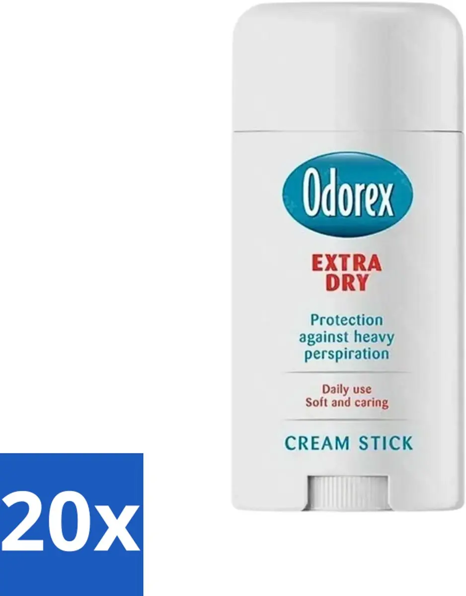 Odorex Extra Dry Stick 40ml - 20 Stuks