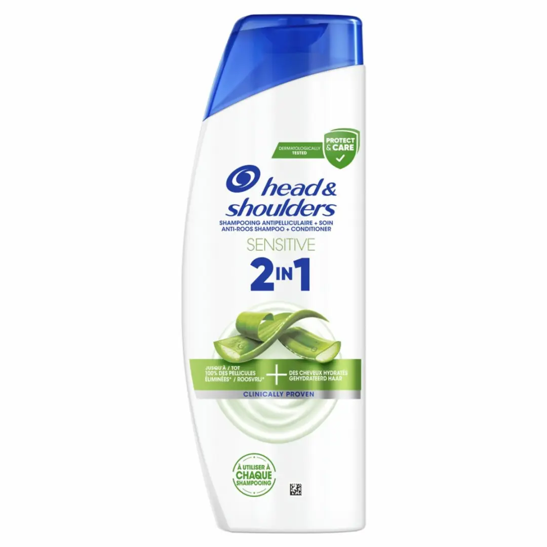 Head & Shoulders Sensitive 2-in-1 Shampoo 300ml - 7 Stuks
