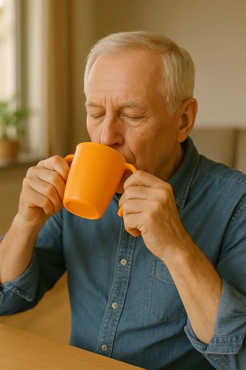 Vitility Ergoplus Drinkbeker 200ml - Oranje