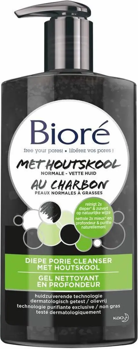 Bioré Houtskool Reinigingsgel 200ml