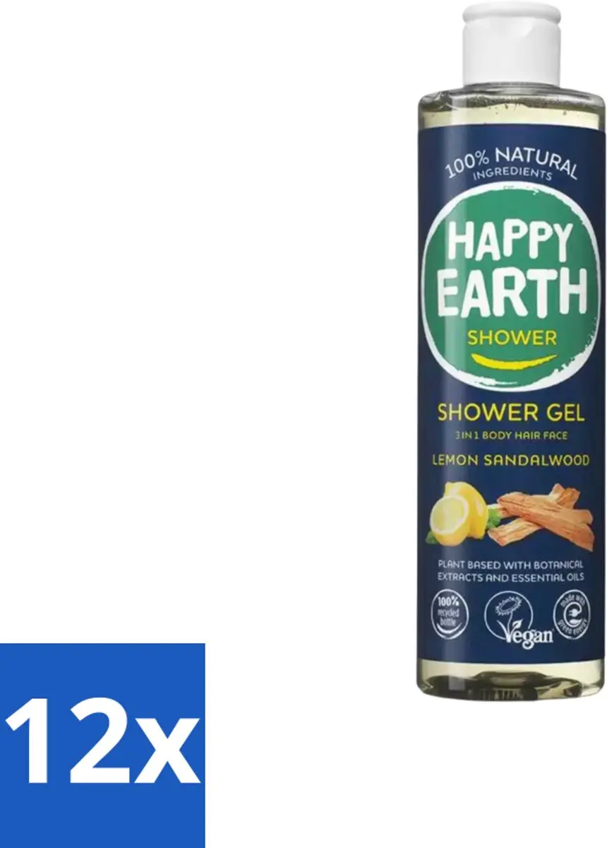 Happy Earth Men Protect Douchegel 300ml
