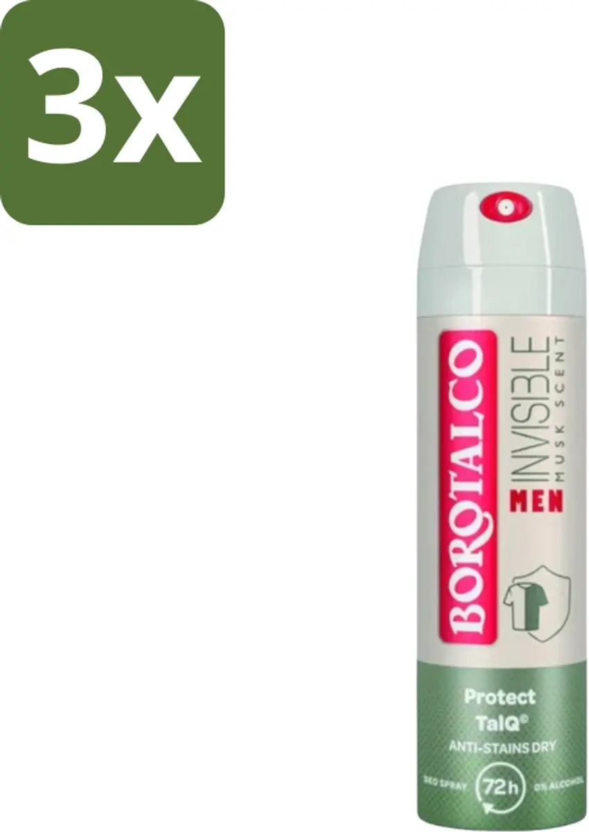 Borotalco Deodorant Spray Men Musk 450ml