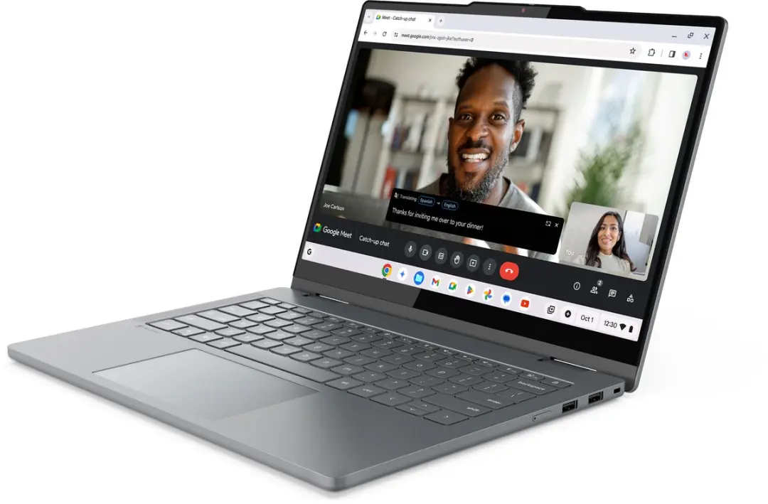 Lenovo Chrome 2in1 14ITN10 Chromebook - 14" Touchscreen 8GB 128GB Wi-Fi 6E - Grijs