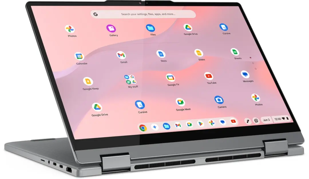 Lenovo Chrome 2in1 14ITN10 Chromebook - 14" Touchscreen 8GB 128GB Wi-Fi 6E - Grijs
