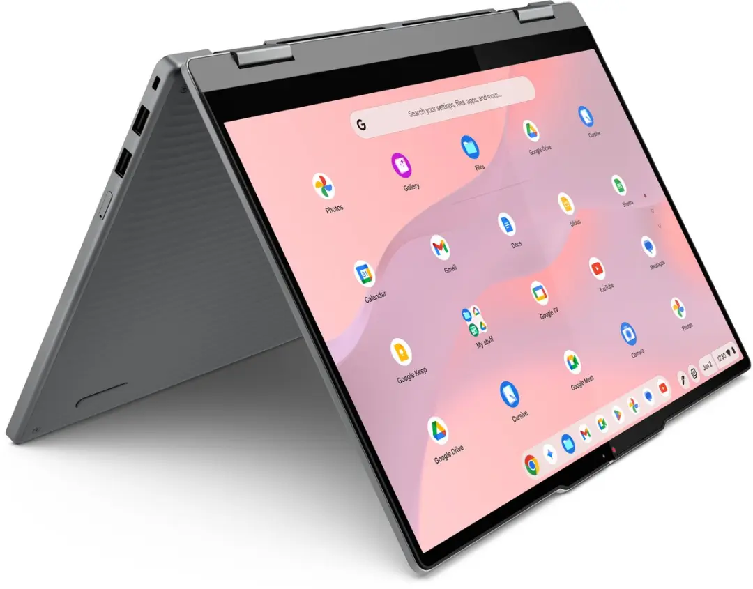 Lenovo Chrome 2in1 14ITN10 Chromebook - 14" Touchscreen 8GB 128GB Wi-Fi 6E - Grijs
