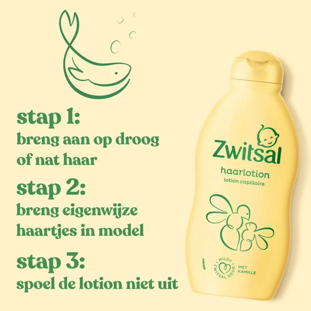 Zwitsal Haarlotion Baby 200ml - Voordeelverpakking 200 Stuks