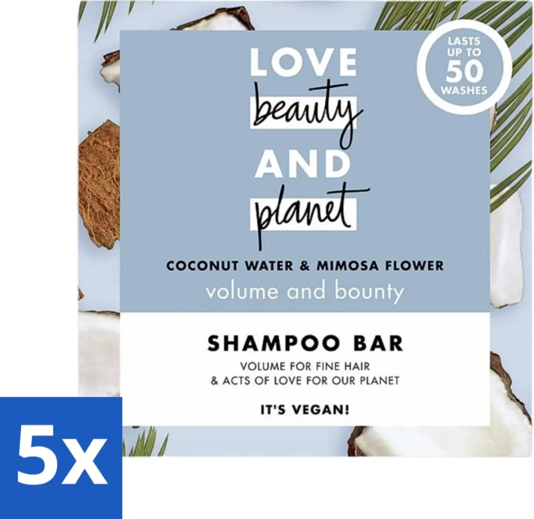 Love Beauty and Planet Shampoo Bar Coconut Water & Mimosa 450g
