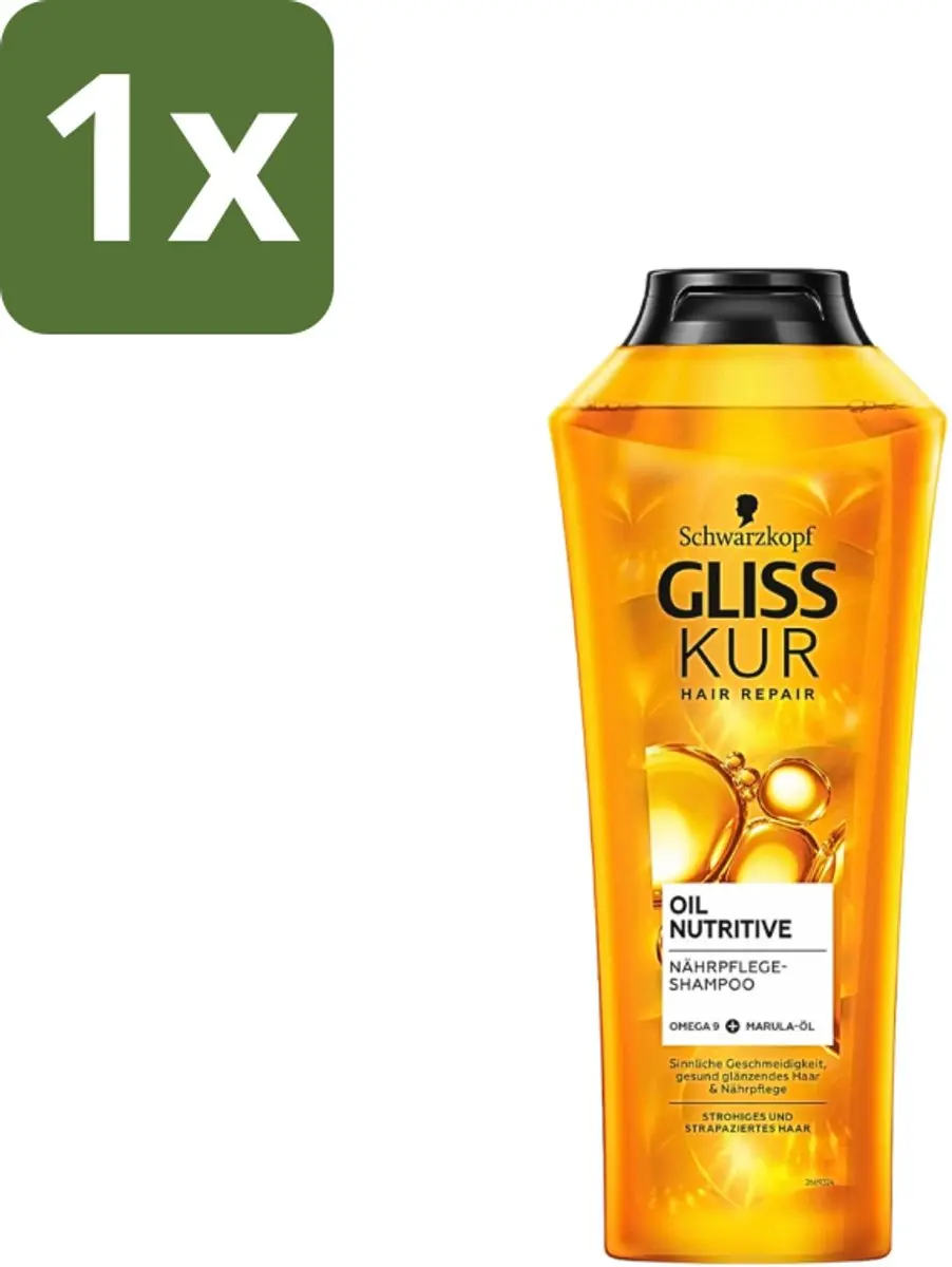 Gliss Kur Oil Nutritive Shampoo 400ml