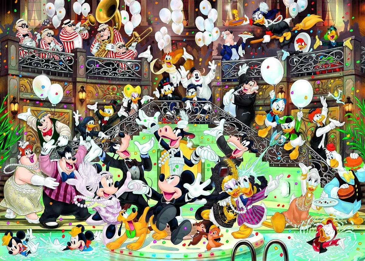 Clementoni Disney Gala 2020 Puzzel 6000 Stukken - Multi