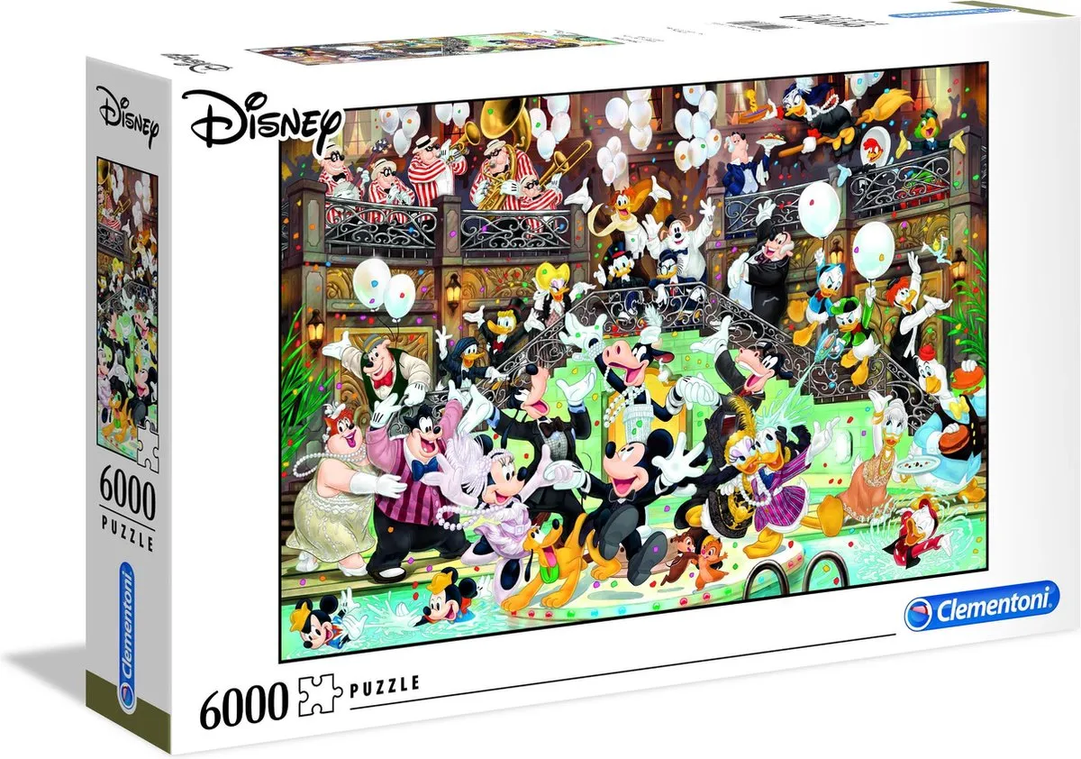 Clementoni Disney Gala 2020 Puzzel 6000 Stukken - Multi