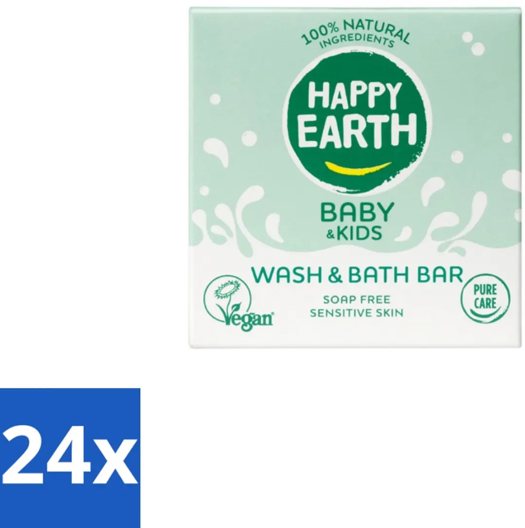 Happy Earth Wash & Bath Bar Baby & Kids 50ml