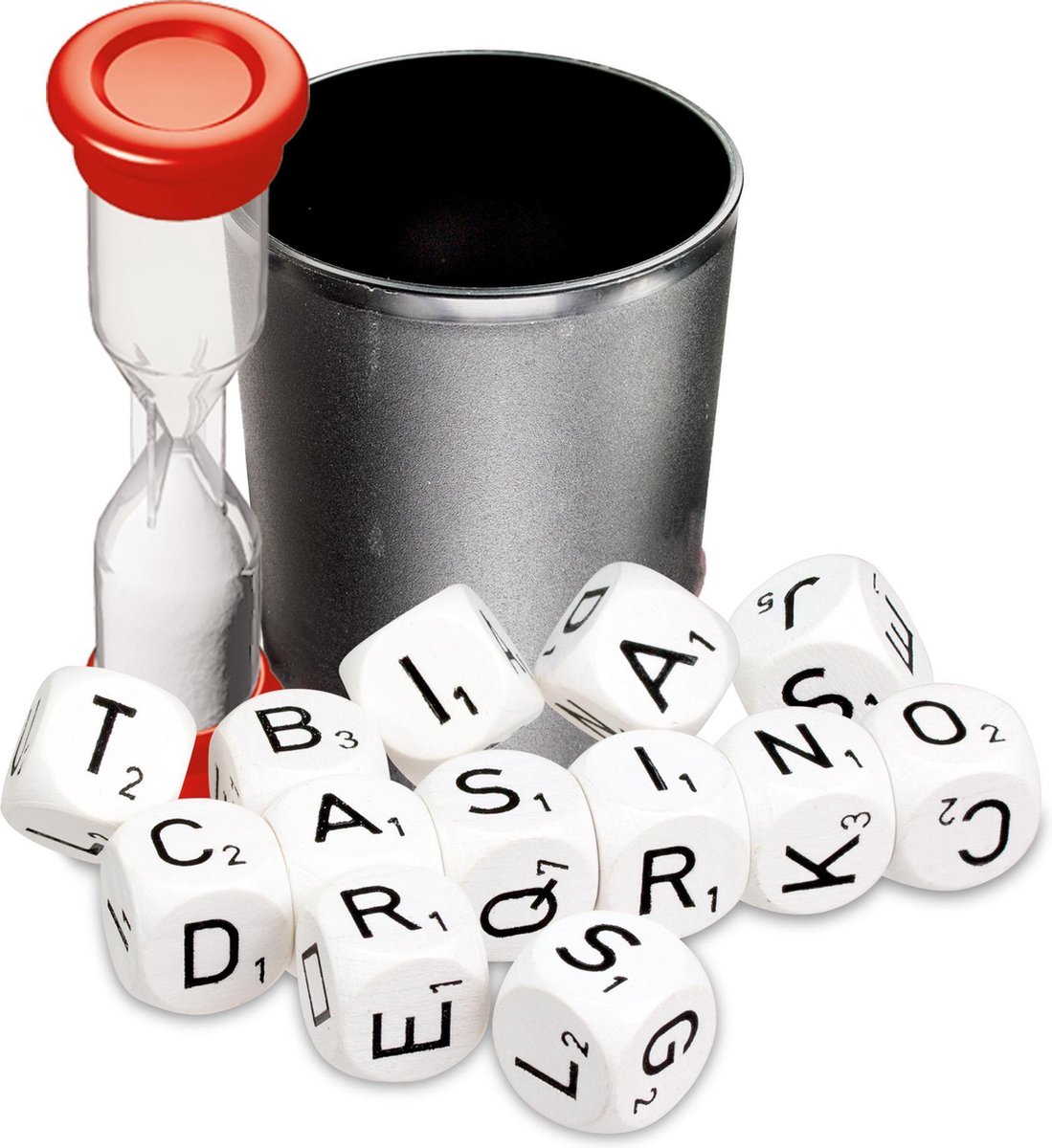 Tactic Woord Mix – Dobbelspel – Woordspel – Snel Taalspel met Letterdobbelstenen – Leerzaam en Spannend – Familiespel – 1 tot 8 Spelers – Vanaf 8 Jaar