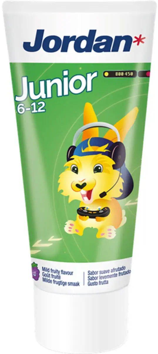 Jordan Junior Tandpasta 50ml - 20 Stuks (5x4) - Fluoride 1450ppm