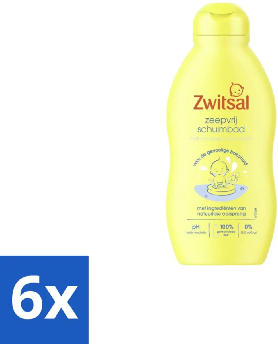 Zwitsal Schuimbad Zeepvrij 200ml