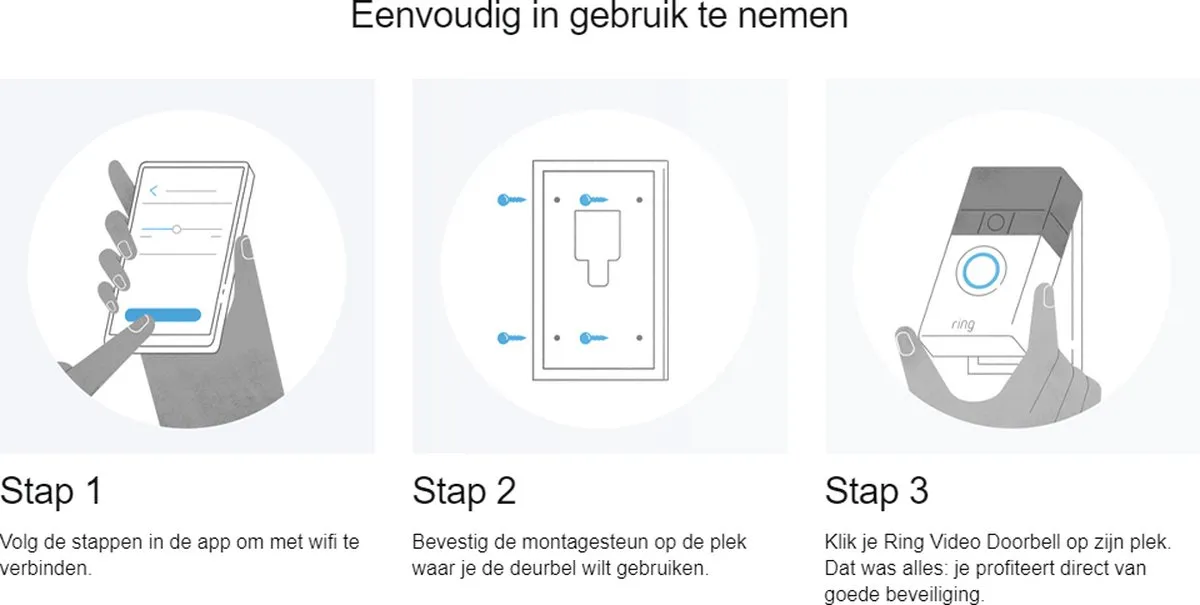 Ring Video Deurbel 2e Generatie - 1080p HD - Zilver - afbeelding 6 van 6