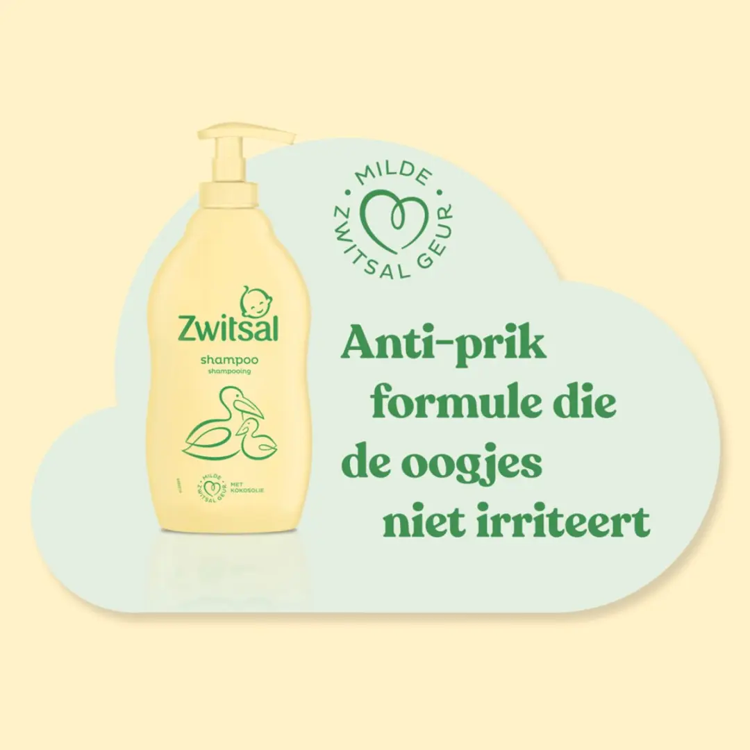 Zwitsal Shampoo Bulkverpakking 2000ml - 5 Stuks