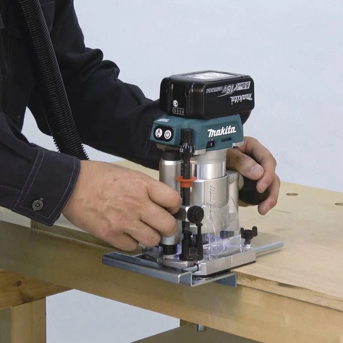 Makita DRT50Z Kantenfrees 18V - Zwart